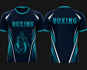 Camiseta Deportiva Personalizada de Boxeo, Impresión por Transferencia de Calor, 100% Algodón, 200 Gramos, Secado Rápido, Transpirable y Ecológica - Product Image 4