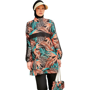 Custom Fabric Women's <b>Modest</b> Leisure Jogging Wear High Waist Slimming Sweat Suit Long Sleeve Breathable Quick Dry Lightweight - Product Image 2