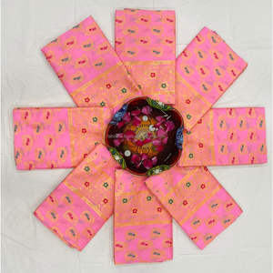 Hermoso Rich Pallu & Jacquard Work All Over Saree Marca Alibaba Hecho en India - Product Image 2