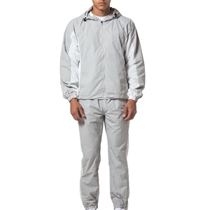 Manufacture Windbreaker Tracksuits 100% Nylon Spandex Rain Waterproof Tracksuits Men Solid Color <b>Wind</b> <b>Breaker</b> Tracksuits Men - Product Image 1