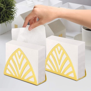 ที่ใส่กระดาษเช็ดปากสแตนเลสสีทองทันสมัยสำหรับวางบนเคาน์เตอร์ครัว - Product Image 5
