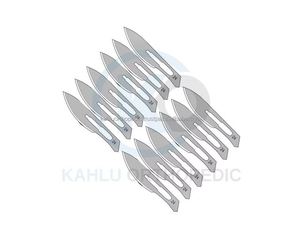 Cuchillas de Bisturí Manuales de Acero Inoxidable KAHLU ORTHOPEDIC, 12 Piezas, Instrumentos de Cirugía General de Primera Calidad - Product Image 5