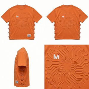 T-shirt Oversize Graphique Circuit Urbain Futuriste Techwear Street Fashion 100% Coton Respirant Anti-Plis MALUZA INDUSTRIES - Product Image 6