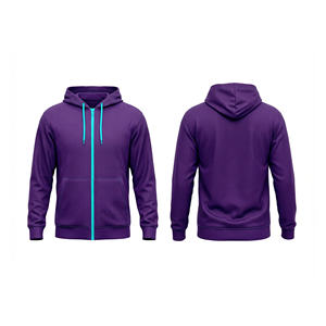 Sudadera con Capucha Personalizada de Alta Calidad, Mezcla de Algodón y Felpa, Pedido al por Mayor OEM para Hombres, Mujeres y Jóvenes, Chaqueta Deportiva con Capucha para Entrenamiento - Product Image 2