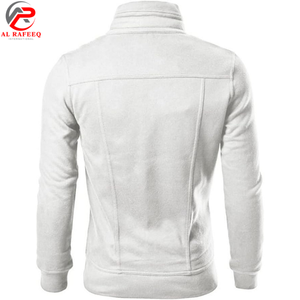 New Fashion Mens Cotton Stonewashed Embroidered Print Stand up Collar Zipper Button Loose Winter Soft Hoodies <b>Coat</b> Casual - Product Image 2