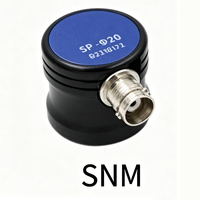 Sonde ultrasonique NDT à faisceau droit 5 MHz 24 mm avec interface latérale Q9 pour inspection UT