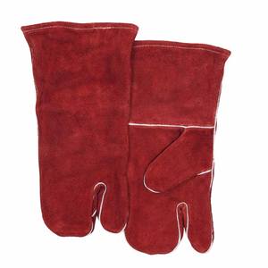 Gants en cuir de vachette pleine fleur, résistants à l'abrasion, pour la sécurité industrielle, la protection personnelle, la lutte contre les incendies, la construction et le barbecue - Product Image 3