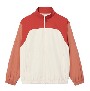 Veste coupe-vent en nylon à blocs de couleur avec fermeture éclair sur le devant, nouveau design tendance, prix de gros pour hommes - Product Image 2