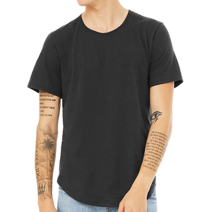 เสื้อยืดคอกลมแขนสั้นผู้ชายผ้าฝ้ายแท้ 100% แบบ OEM สั่งทำพิเศษ สีทูโทนด้านหน้า ระบายอากาศได้ดี แห้งเร็ว ทรงปกติ เหมาะสำหรับออกกำลังกาย - Product Image 3