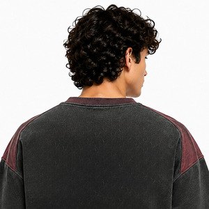 T-shirt Oversize pour Homme 100 % Coton Coupe Ample Col Rond Manches Courtes Décontracté Quotidien Streetwear - Product Image 6