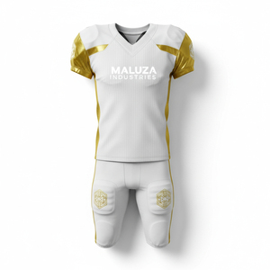 Uniforme Profesional de Fútbol Americano 2026, Conjunto Completo Personalizado con Nombre y Número del Equipo, Impresión por Sublimación, Pantalones Cortos de Secado Rápido para el Día del Partido - Product Image 1
