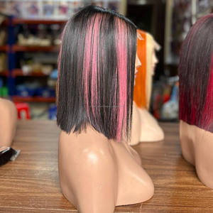 Productos Capilares Premium, Pelucas de Cabello Humano Vietnamita, Pelucas Bob con Frente de Encaje, Cabello Virgen Vietnamita, Pelucas Lisas y Suaves, Sin Enredos - Product Image 3