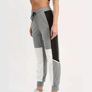 Pantalones Deportivos de Punto para Mujer, Cintura Alta, Color Sólido, Franja Lateral, Casuales, Transpirables, Corte Regular, Largos, Estilo Primavera - Product Image 6