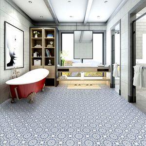 20 Piezas de Baldosas Autoadhesivas de PVC para Piso, 7.9 x 7.9 Pulgadas, Impermeables, Antideslizantes, Láminas para Piso Laminado - Product Image 2