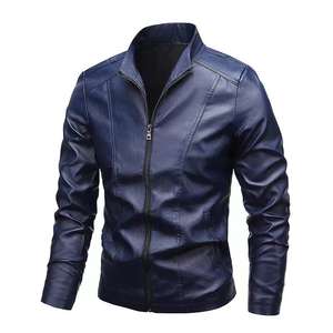 Chaqueta de cuero de diseño de moda para hombre, nueva llegada, chaquetas de cuero para hombre, chaqueta de cuero vacuno de primera calidad - Product Image 4
