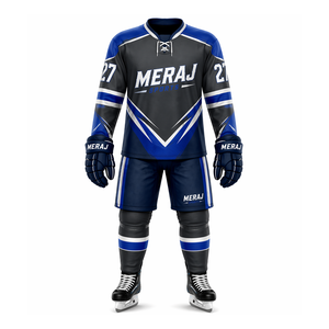Conjuntos de Camisetas de Hockey sobre Hielo para Hombre, Sublimación Personalizada OEM, Ropa Deportiva Premium de Alta Calidad, 100% Poliéster, Secado Rápido, Transpirable, para Adultos - Product Image 1