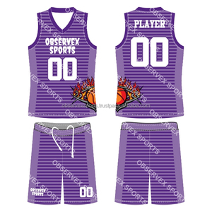 Venta Directa de Fábrica, Uniforme de Baloncesto Transpirable de Alta Calidad, Jersey de Baloncesto Personalizable de Primera Categoría para Deportes de Verano - Product Image 3