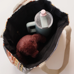 Bolsos tote para niñas con diseño único, bolsos tote con cuentas, bolsos de compras de Whimsy Art Craft - Product Image 3