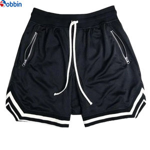 กางเกงขาสั้นสตรีทแวร์วินเทจสำหรับผู้ชายรุ่นใหม่ ระบายอากาศได้ดี ปักลายแบบ Tackle  ทรงเรโทร ผ้าตาข่ายสองชั้น กางเกงบาสเก็ตบอลแบบสั่งทำพิเศษ - Product Image 2