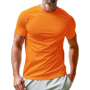 Men sporty fit athletic shorts sleeve t <b>shirts</b> <b>100</b>& <b>polyester</b> Moisture Wicking Quick Dry t <b>shirts</b> - Product Image 3