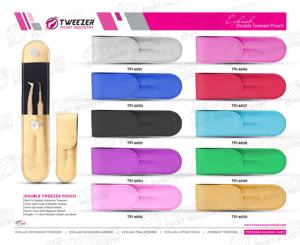 Pince à épiler d'extension de cils semi-incurvée Logo personnalisé Pince à épiler de marque privée Vente en gros Meilleure vente en stock - Product Image 6