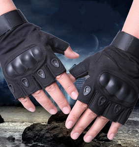 ถุงมือฟิตเนสแบบครึ่งนิ้วสำหรับผู้ชาย สายรัดข้อมือปรับได้ ถุงมือยกน้ำหนักสำหรับออกกำลังกาย ถุงมือออกกำลังกายสำหรับเล่นกีฬา - Product Image 6