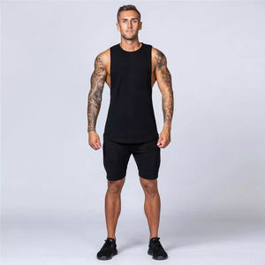 Camiseta sin mangas de algodón para hombre, informal, de verano, para gimnasio, entrenamiento físico, transpirable - Product Image 2