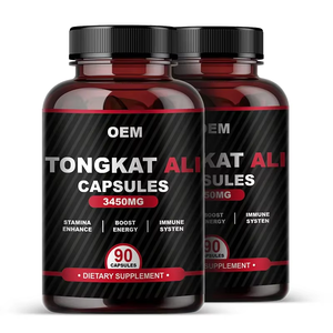 Extracto de Raíz de Tongkat Ali 100% Puro en Cápsulas de 500mg, Suplemento Vegano de Tongkat Ali para Aumentar el Rendimiento Físico y la Fuerza - Product Image 3