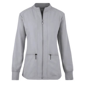 Blouse médicale professionnelle personnalisée pour femme, à fermeture éclair, manches longues, uniforme d'infirmière d'hôpital, haut de survêtement, vente en gros de blouses médicales - Product Image 2