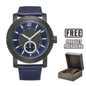 [Boxset] Competitive Price Unisex Modern Promotional Product Stainless Steel Luxury Double Dial Quartz Watch ODM OEM