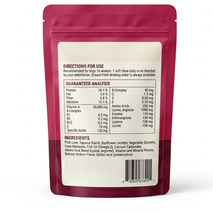 Complément alimentaire premium biologique pour chiens, multivitamines à croquer 11-en-1 pour le bien-être quotidien, soutien immunitaire, cutané, digestif et articulaire, OEM ODM - Product Image 2