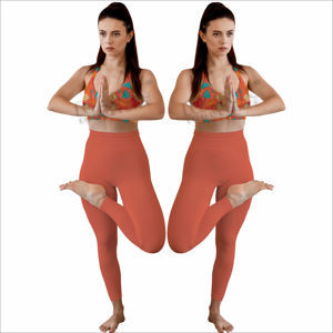 Conjuntos de yoga sin costuras de alta sujeción para mujer con leggings y top a juego, conjuntos de yoga para mujer fitness - Product Image 3