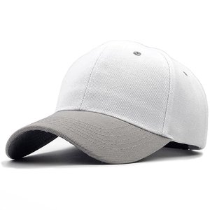Casquette de baseball en coton gris à 6 panneaux, ajustable, unisexe, décontractée, couleur unie, denim, broderie 3D, bouton pour adultes - Product Image 3