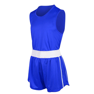 Uniforme de Boxeo Negro, Pantalón y Camiseta de Kick Boxing con Logotipo Personalizado, Precio Económico, Precio al por Mayor, Uniforme de Boxeo OEM - Product Image 1