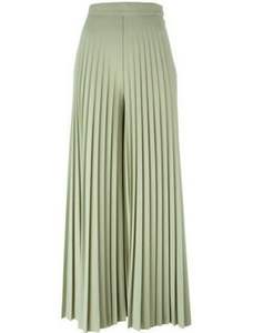 Pantalones de Franela para Mujer, Talla Grande, Cintura Alta, Pierna Ancha, Elegantes, para Oficina, Casuales, Corte Regular, Pantalones de Moda al por Mayor - Product Image 2