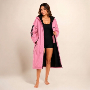 Outdoor Changing Jacket Waterproof Fleece Lined <b>Surf</b> Camping Outerwear - Product Image 1