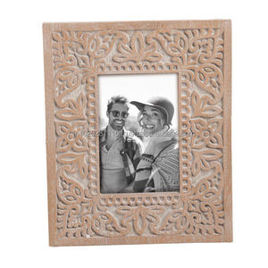Cadre photo rectangulaire en bois pour décoration murale, table, style intemporel et élégant, cadeau pour mariage, anniversaire - Product Image 6