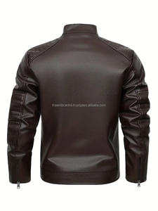 Chaqueta de moda de cuero de alta calidad para hombre, el mejor diseño con nuevos estilos personalizados, chaqueta de precio de venta caliente para hombre - Product Image 3