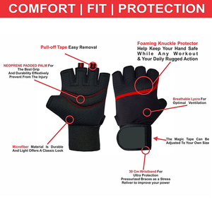 Spring and Summer Half-Finger Fitness <b>Gloves</b> Non-Slip and Breathable for Cycling Exercise Outdoor Fitness Activities - Product Image 5