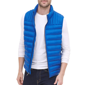 Winter Outdoor Stand Collar Breathable Canvas Casual Down-Filled <b>Heated</b> UV-Protective Puffer <b>Vest</b> Sports Sleeveless <b>Men's</b> - Product Image 3