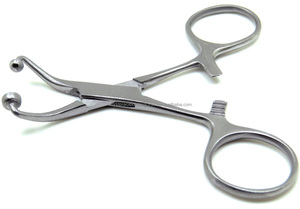 Surgical Steel <b>Micro</b> Towel Clamp Forceps Ophthalmic Dental <b>Cloth</b> Holding Instrument Precision Locking General Surgery Tool - Product Image 4