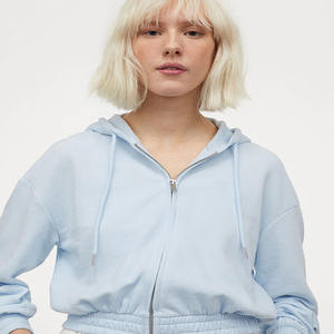 Sweat-shirts à capuche pour femmes de qualité supérieure, élégants et tendance, à manches longues, avec impression en relief, grandes tailles, fermeture éclair – Vente chaude - Product Image 6