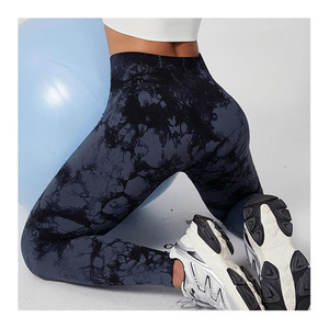 Leggings de yoga en spandex/nylon pour femmes, taille haute, sans couture, extensibles dans quatre directions, pour le fitness, la course à pied, le sport, le jogging - Product Image 5