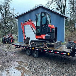 รถขุดขนาดเล็ก Kubota KX040-5 รุ่นที่ดีที่สุด พร้อมห้องโดยสารและระบบไฮดรอลิกเสริม ราคาถูก ขายส่ง - Product Image 1