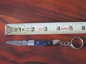 Petit outil utilitaire de poche, accessoire portable quotidien, couteau porte-clés artisanal en acier Damas, lame pliante compacte de qualité supérieure - Product Image 2