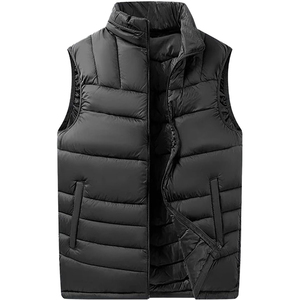 Chaleco Acolchado para Hombre, Ropa de Invierno Cálida, Chaqueta sin Mangas Acolchada, Estilo Urbano, Chalecos Acolchados - Product Image 1