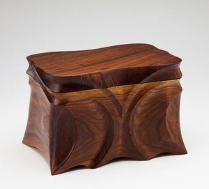 Urna Funeraria de Madera Sólida para Cenizas Humanas Adultas, Acabado Natural, Diseño Duradero, Urna Decorativa Conmemorativa para Cenizas Humanas - Product Image 1