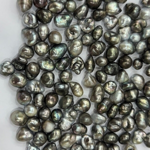 Perles Keshi naturelles de Tahiti, forme irrégulière, non percées, couleurs mélangées, qualité AAA, bijoux en perles de Tahiti, vente en gros, pierres précieuses en vrac - Product Image 5
