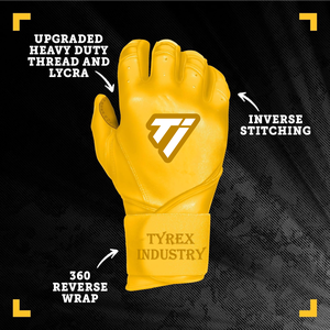 100% Cabratta Leather Custom Logo & Design <b>Glove</b> Professional Quality Made Baseball <b>Batting</b> <b>Gloves</b> Premium Split - Product Image 2