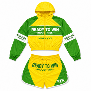 ชุดวอร์ม Ready Win Industries แบบ unisex แขนยาว สีวินเทจ ตัดต่อสี โพลีเอสเตอร์ สำหรับผู้ใหญ่ ฤดูหนาว แห้งเร็ว ใส่ได้สองด้าน - Product Image 1